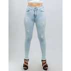DIZZIO 1 BOTON RASGADO CELESTE HIELO