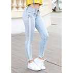 BOULEVARD CINTA LADO FRENCH TERRY HIELO BASTA RASGADA