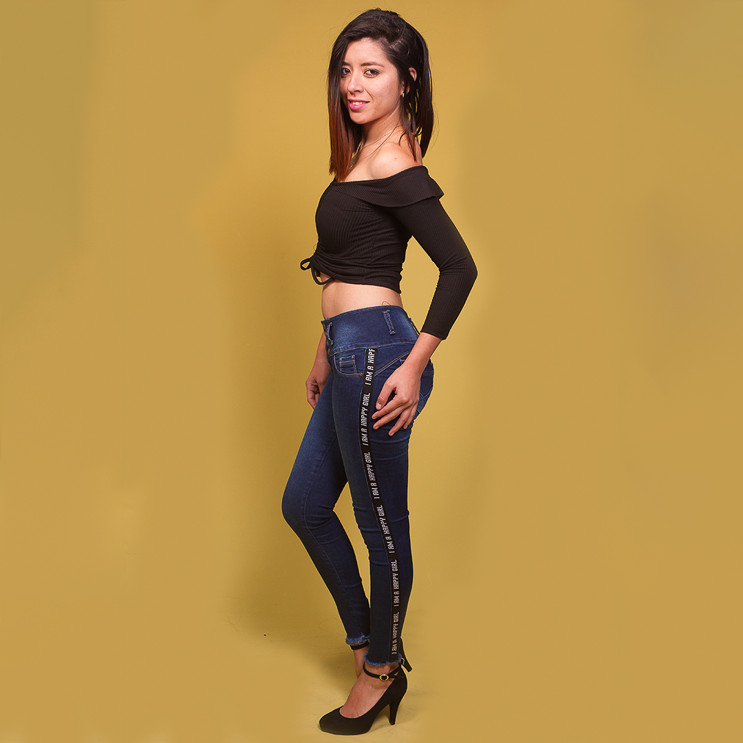 Pantalones Jeans DIZZIO CINTA LADOS T/LETRAS JEANS 4 BOTONES